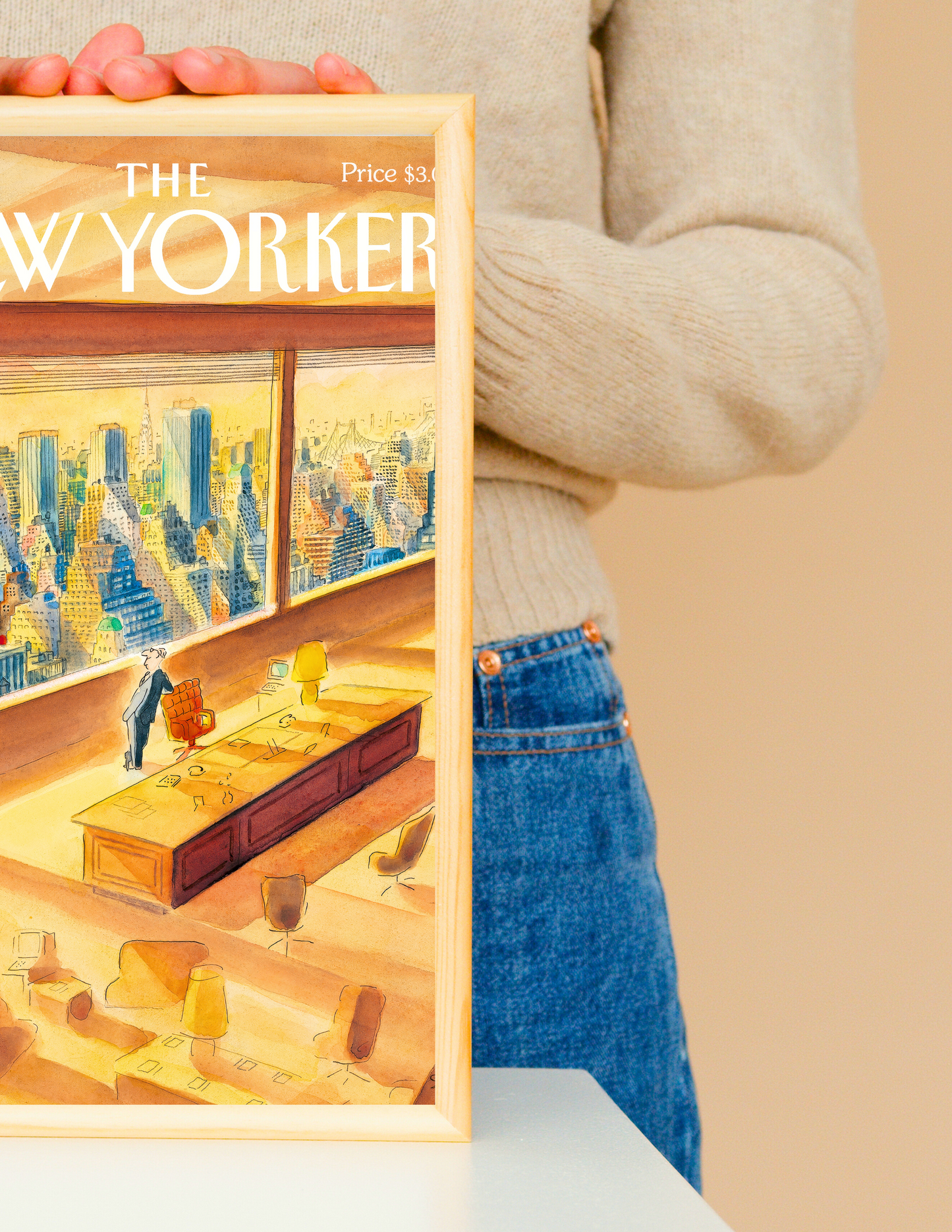 New yoker D-1 poster/frame