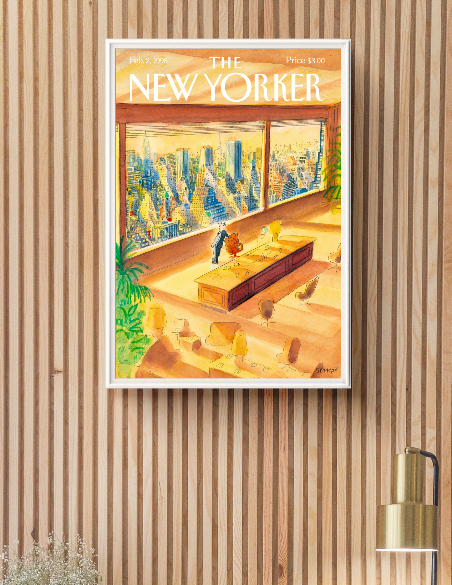 New yoker D-1 poster/frame