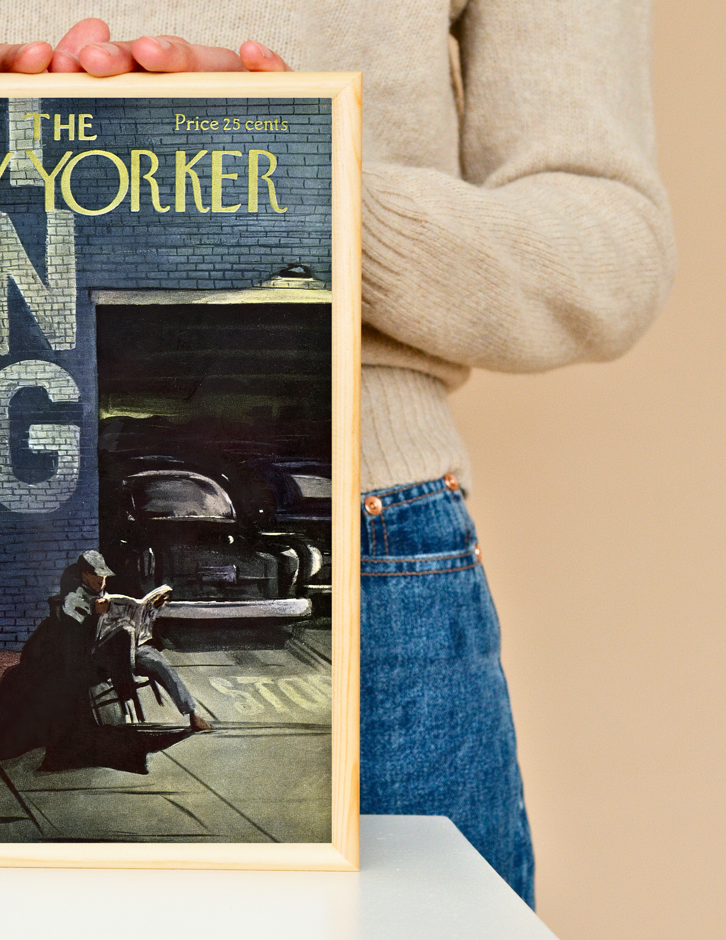 New yoker D - 4 poster/frame