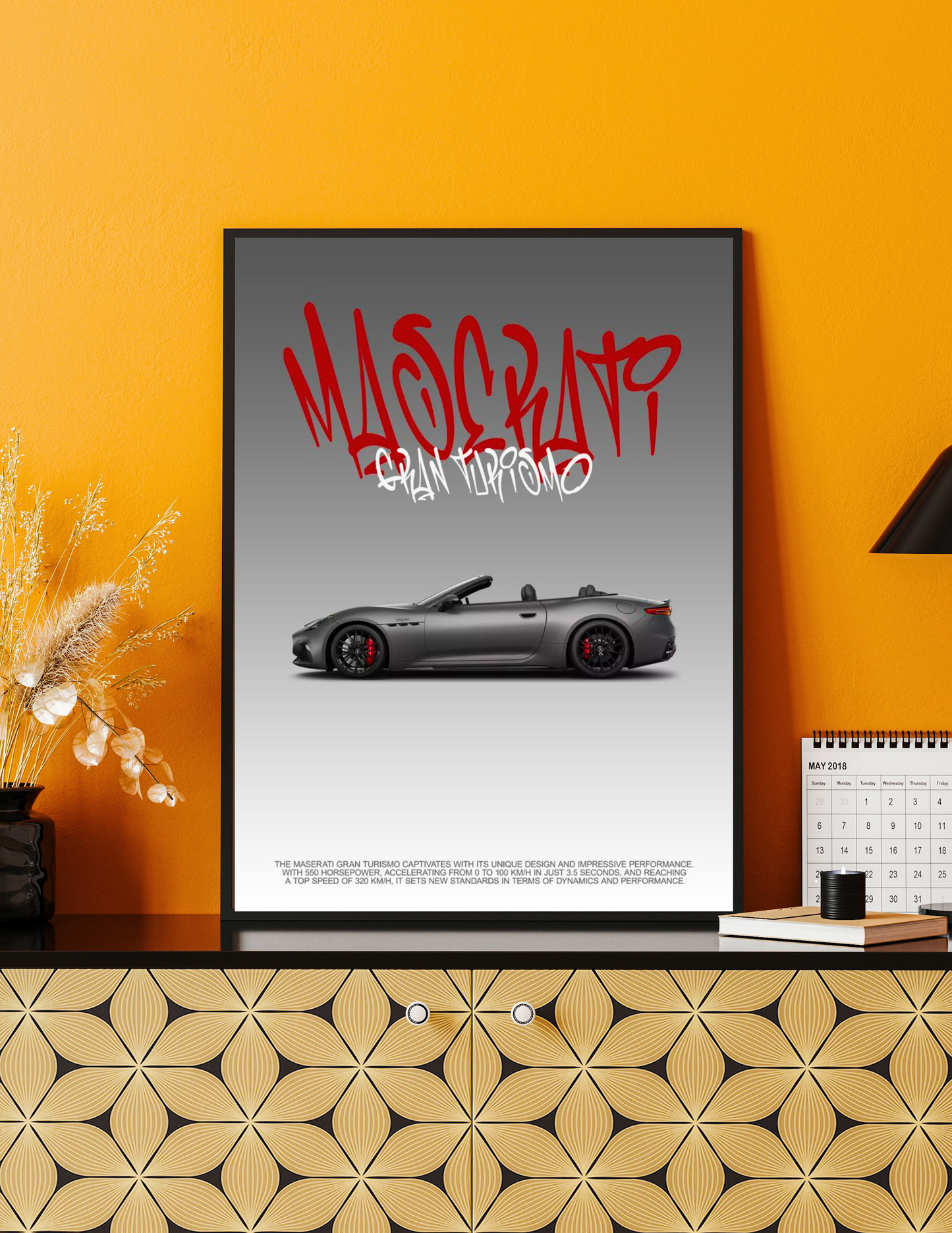 Gran Turismo 4k wall poster/frame