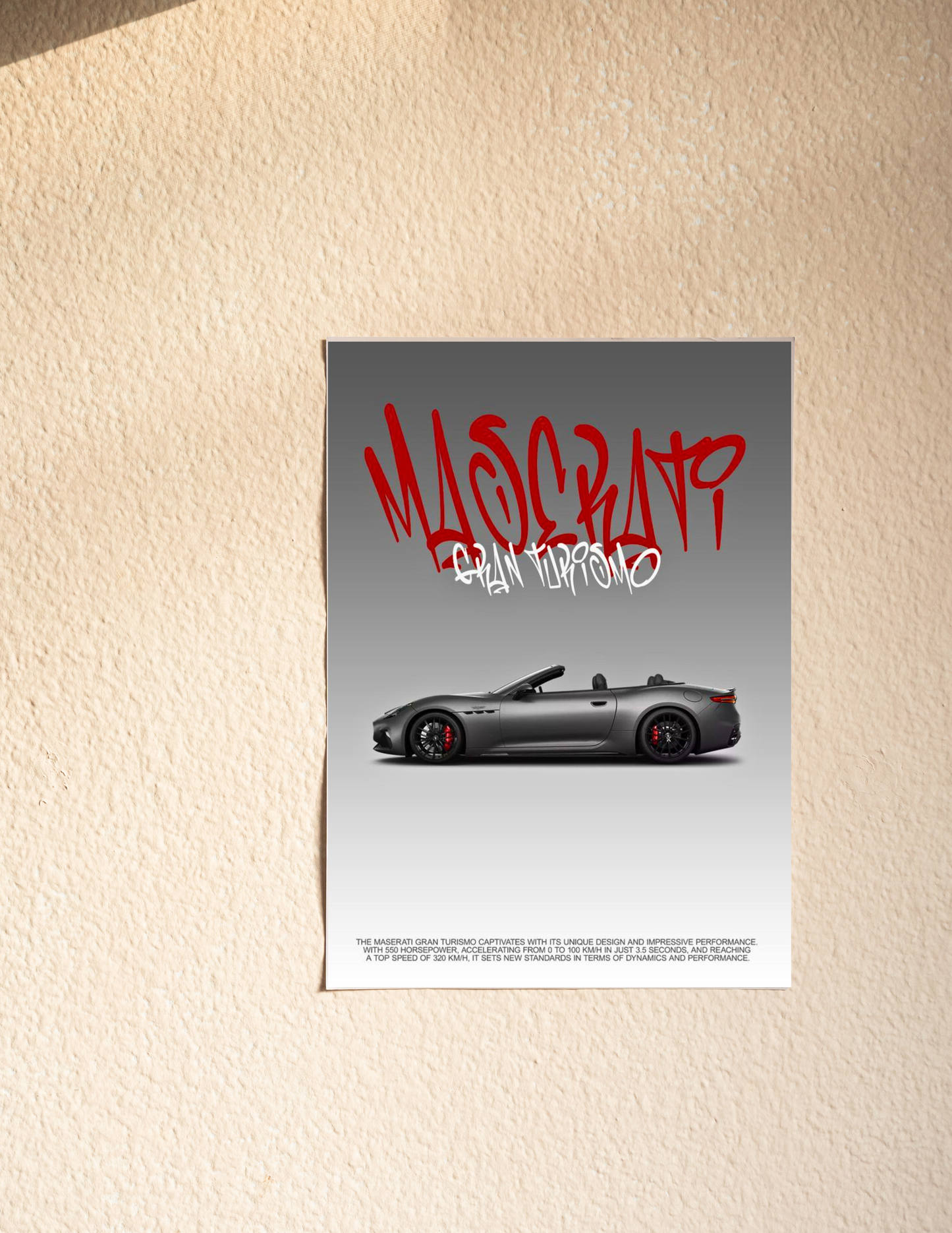 Gran Turismo 4k wall poster/frame