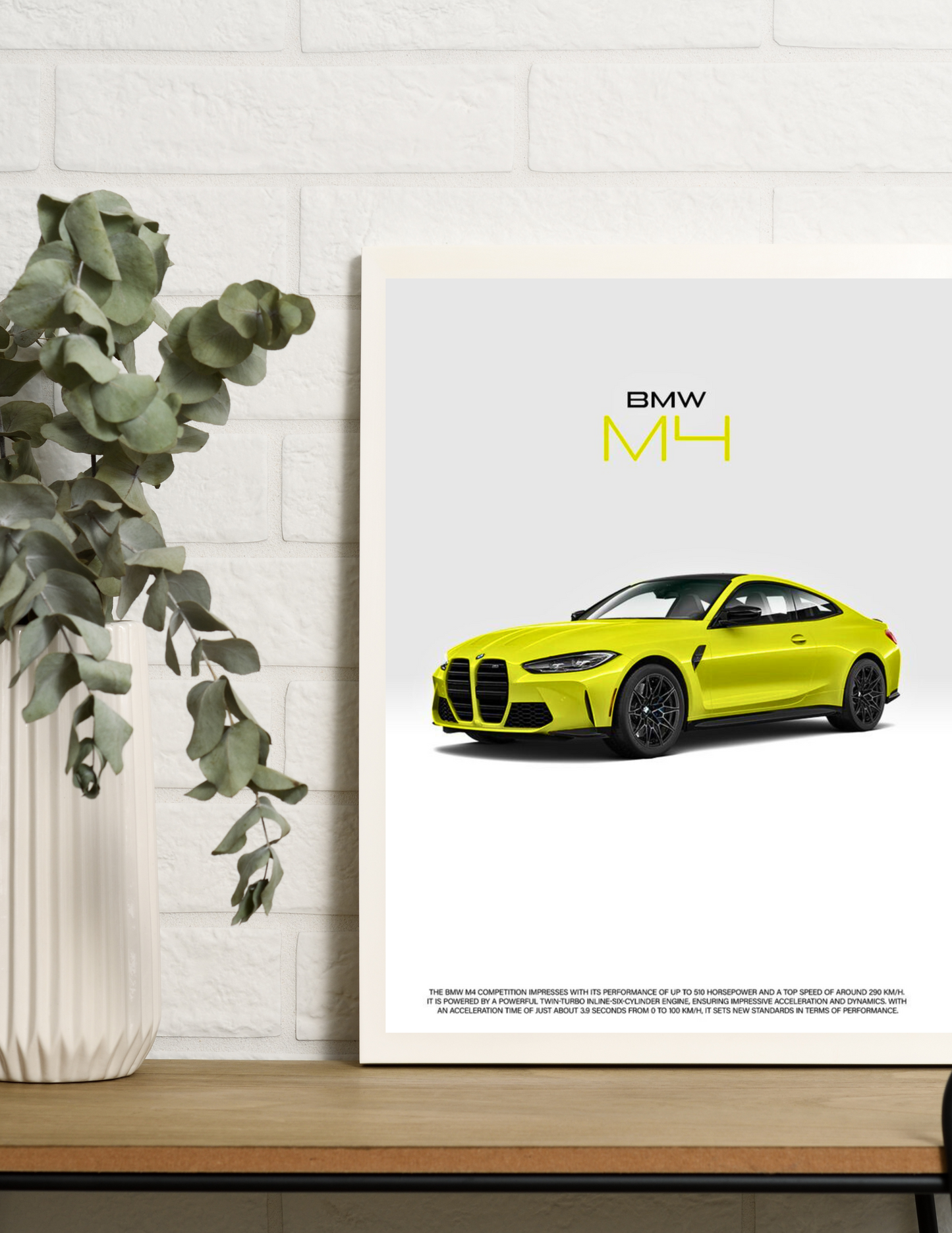 BMW M4 poster/frame