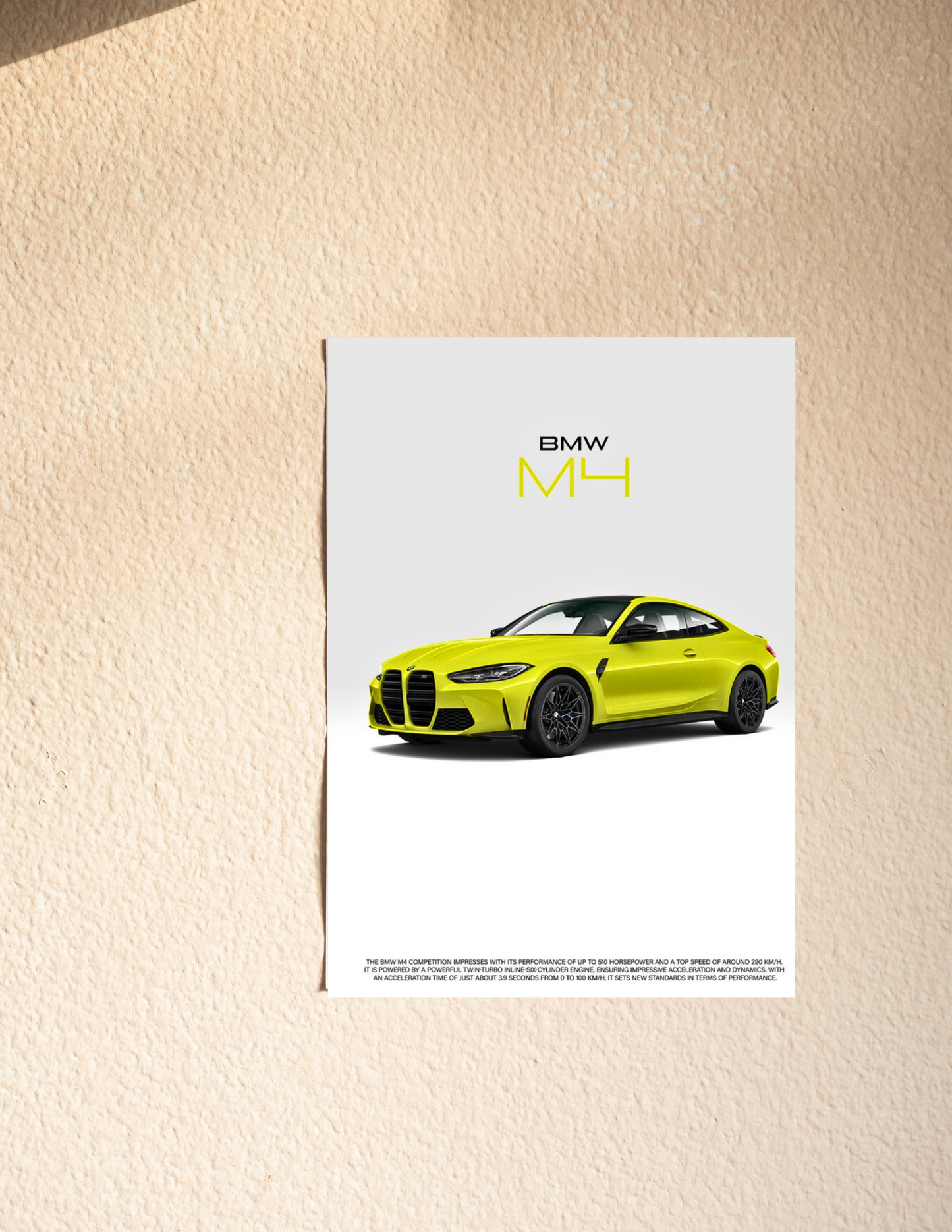 BMW M4 poster/frame