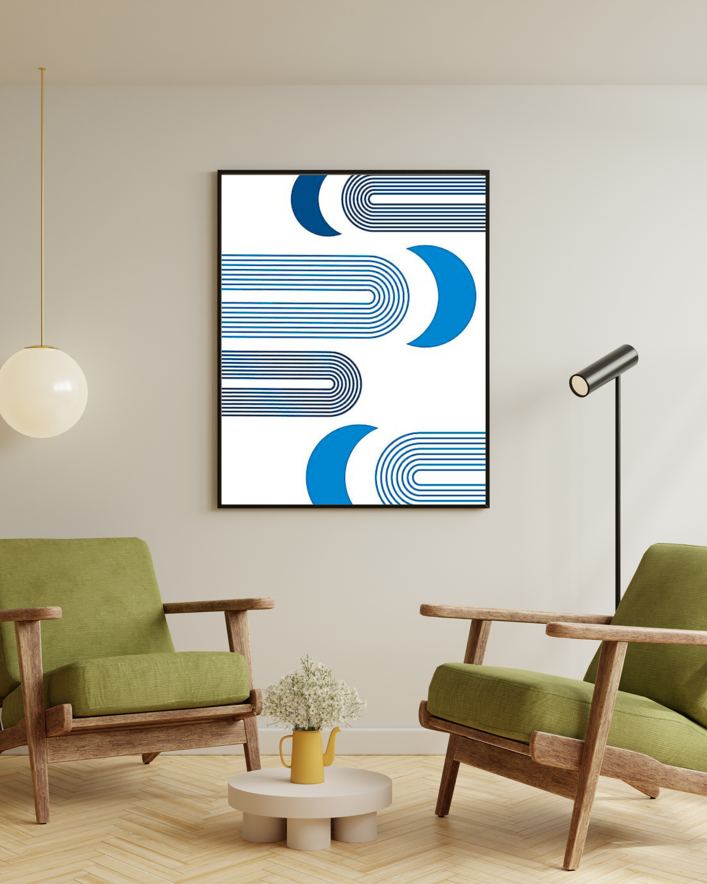 Abstract 4k painting frames / poster