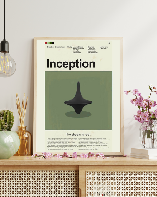 Inception art 4k poster / frame