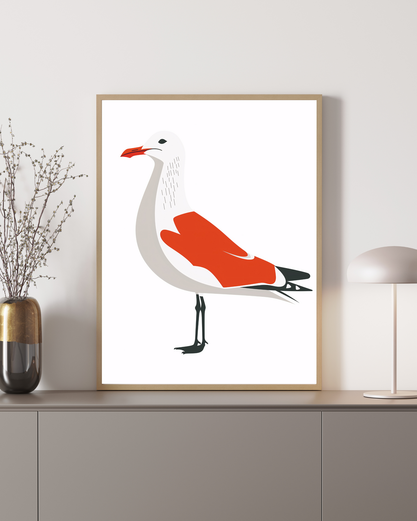 red duck 4k wall art poster / frames