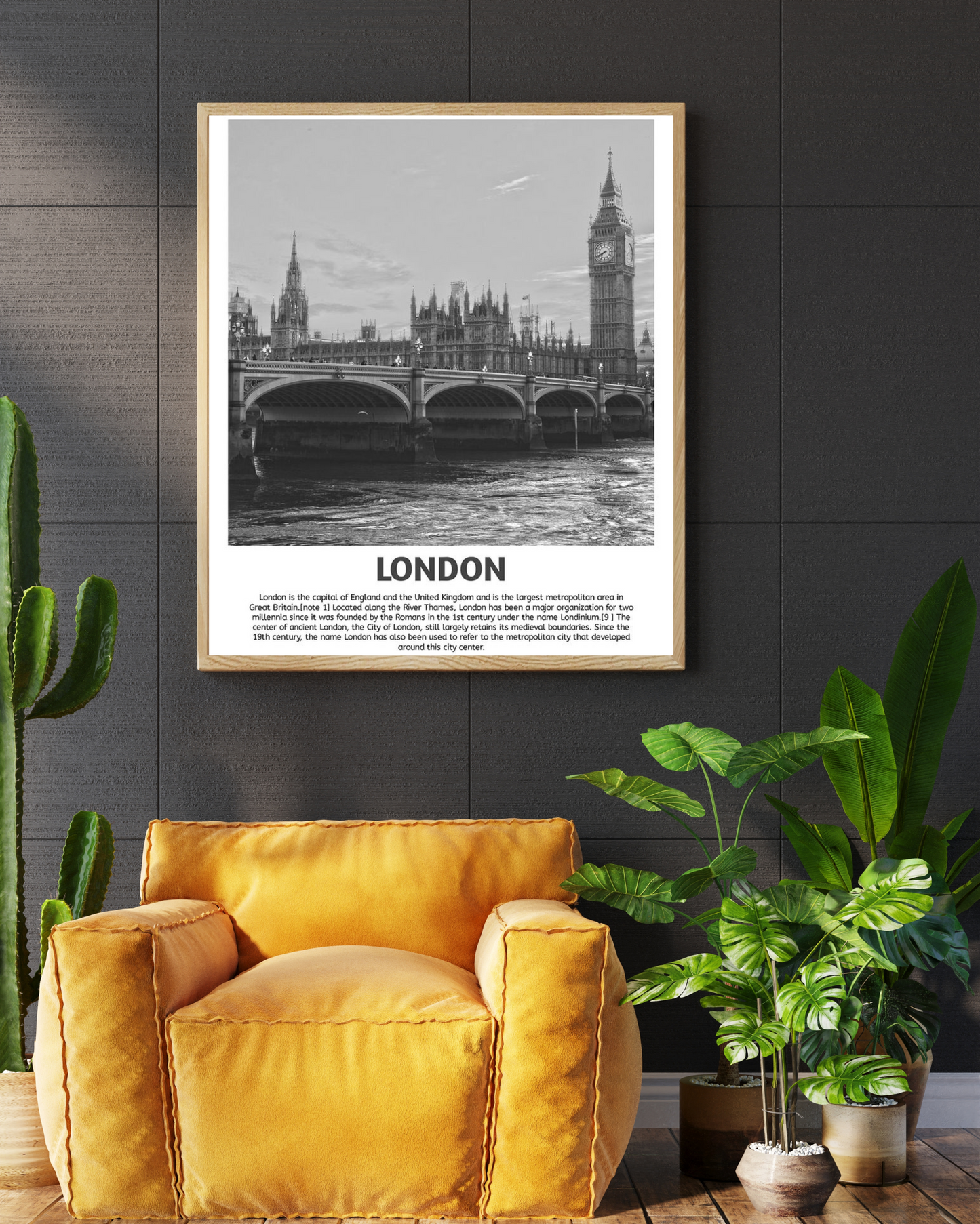 London vision 4k wall art poster / frames
