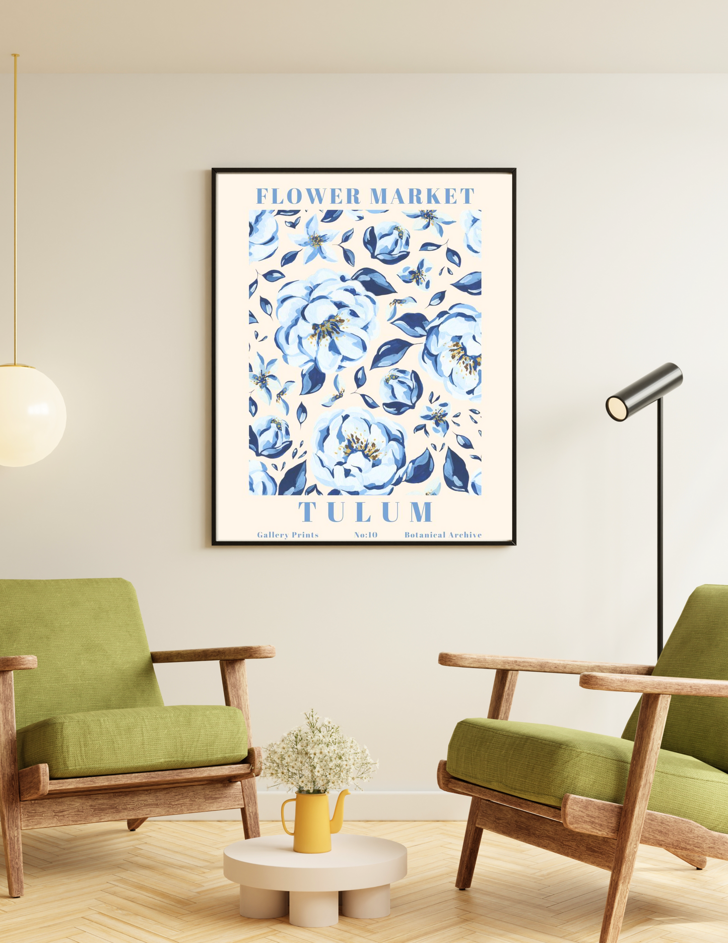 Flower market - Tulum 4k poster / frames