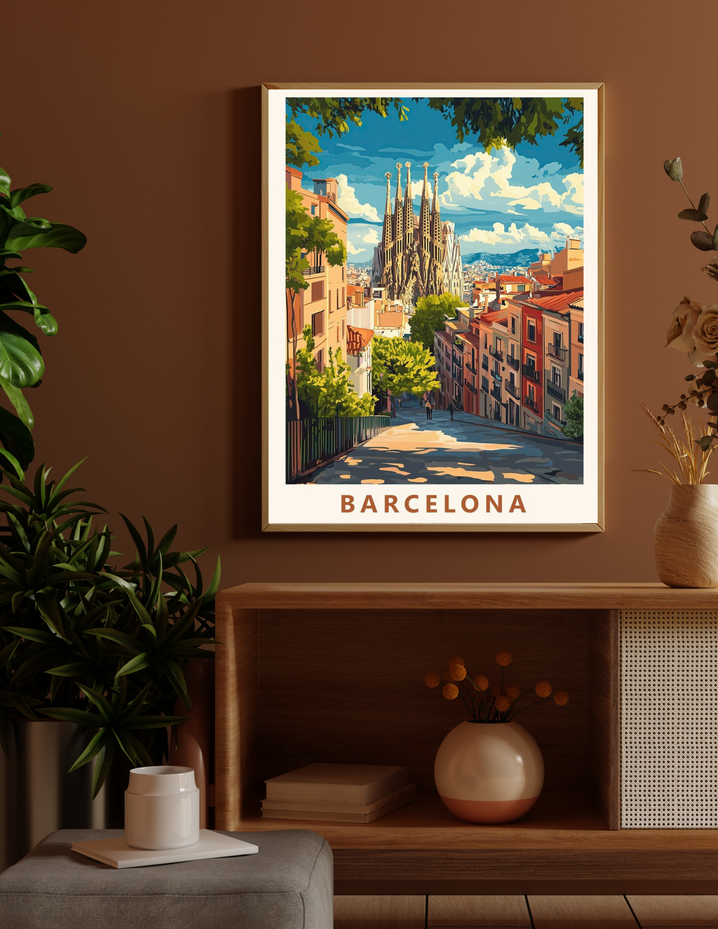 Barcelona 4k poster / frames