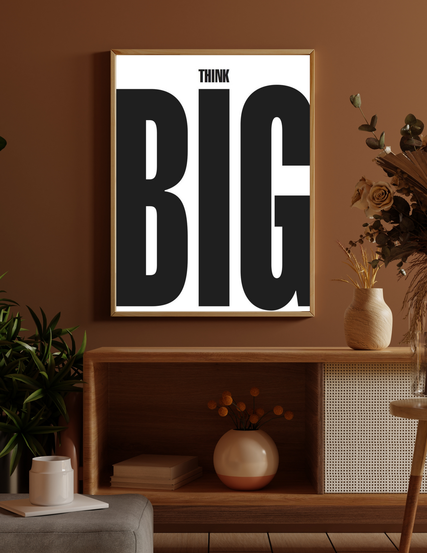 Think big 4k poster / frames