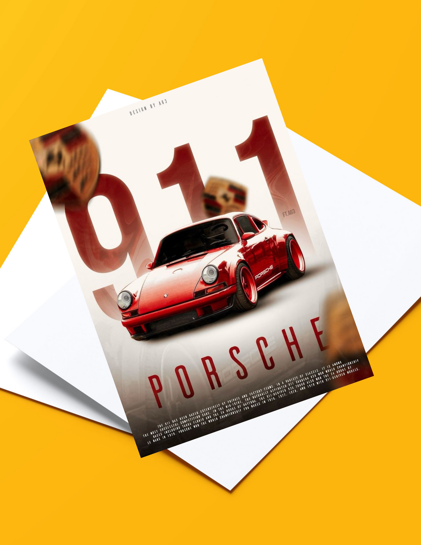Porche 4k poster / frames
