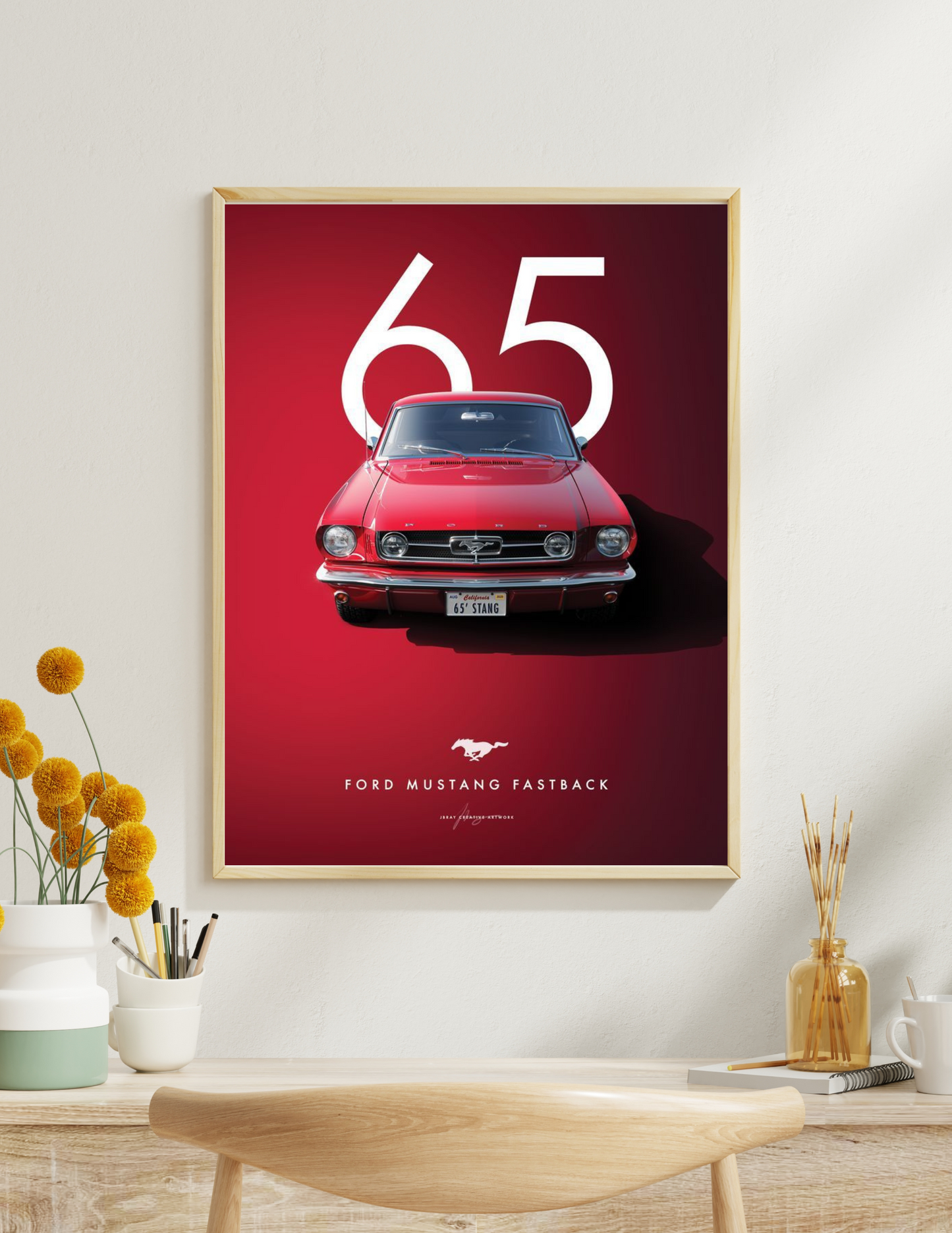 Ford mustang 4k poster / frames