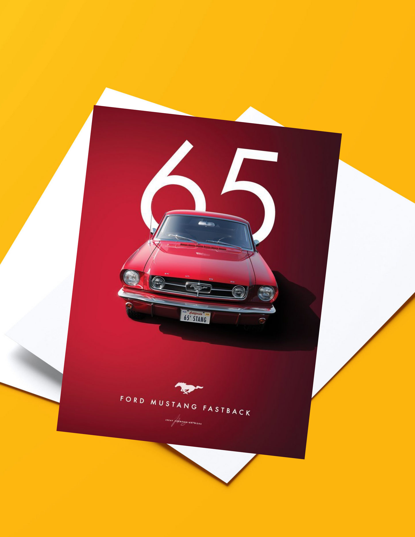 Ford mustang 4k poster / frames