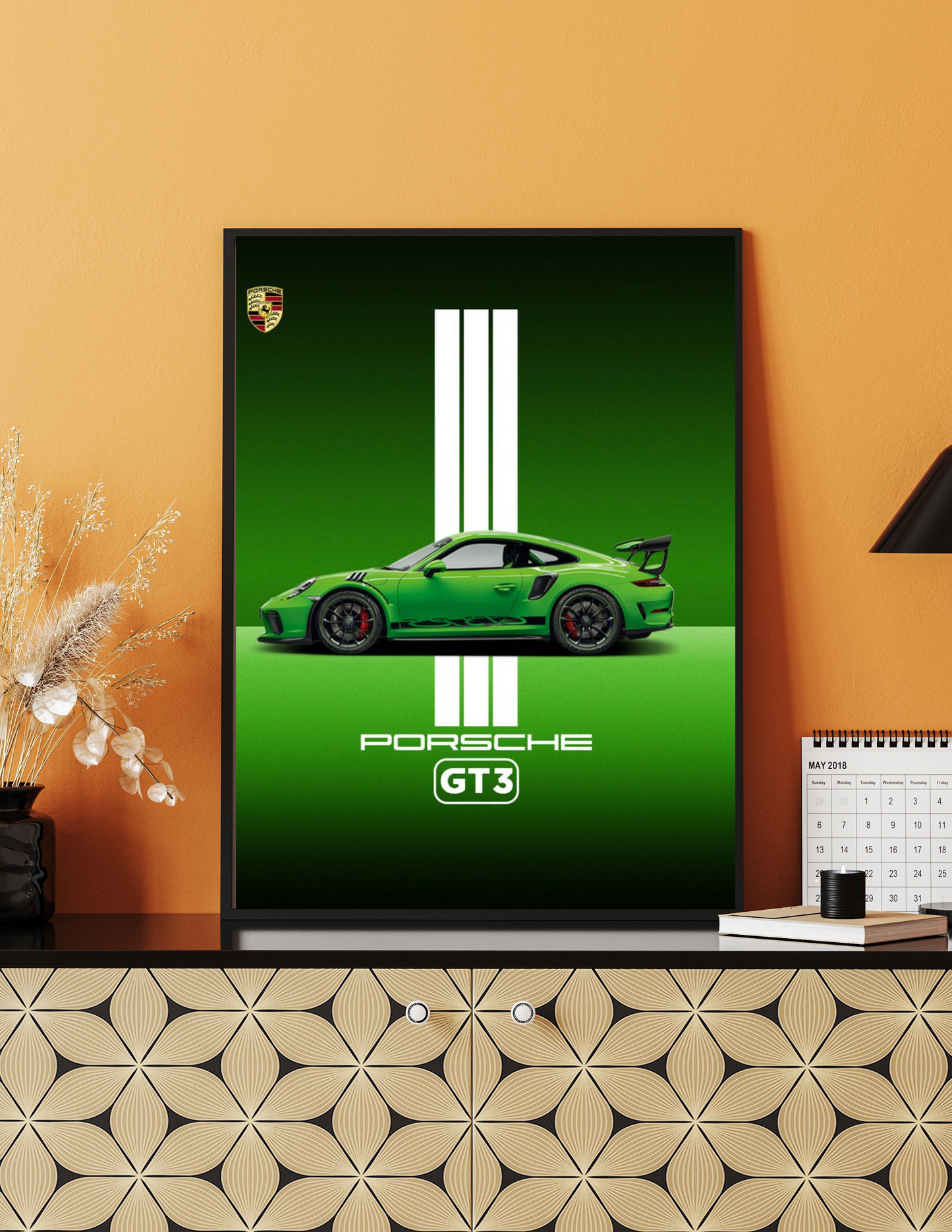 Porche gtr 4k poster / frame