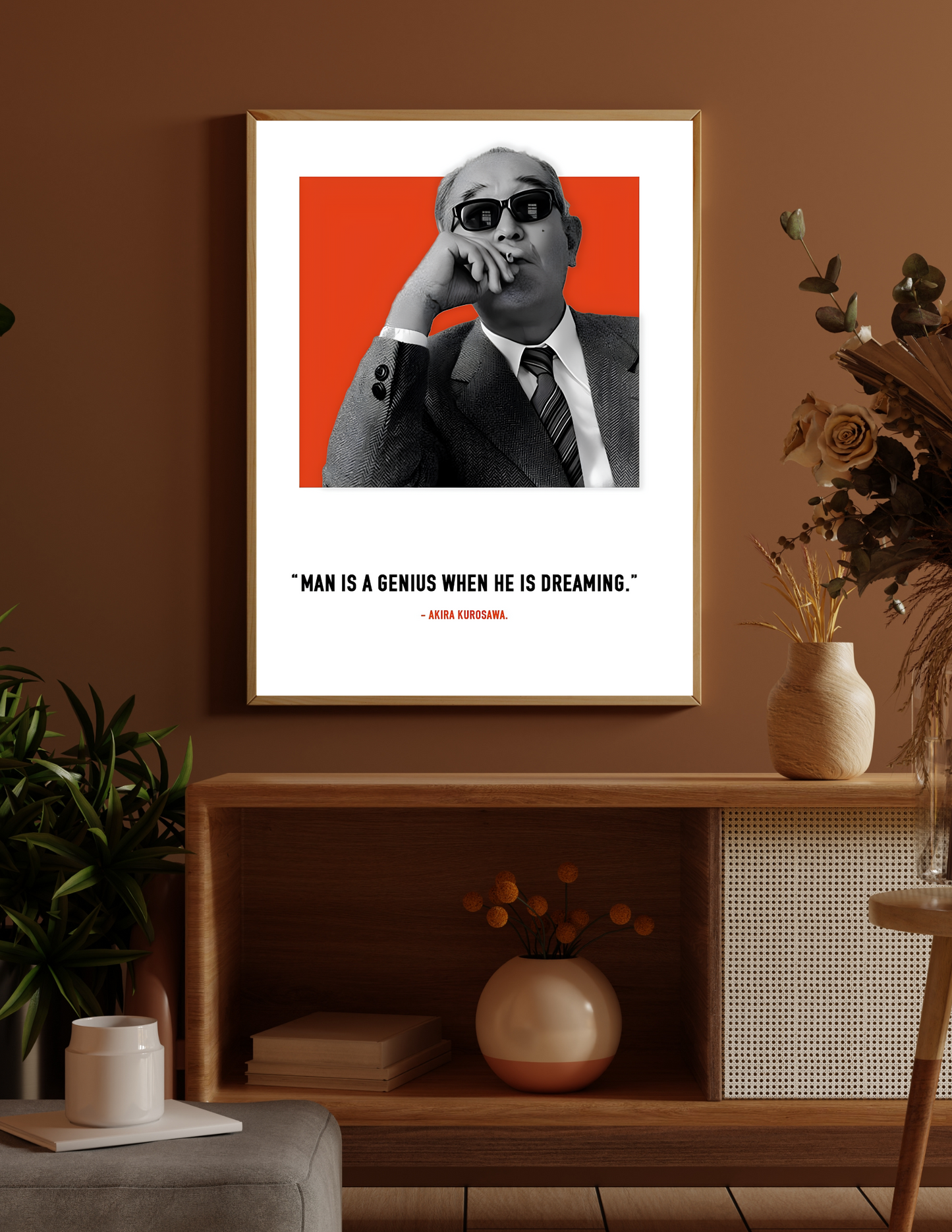 Akira kurosawa 4k poster / frame