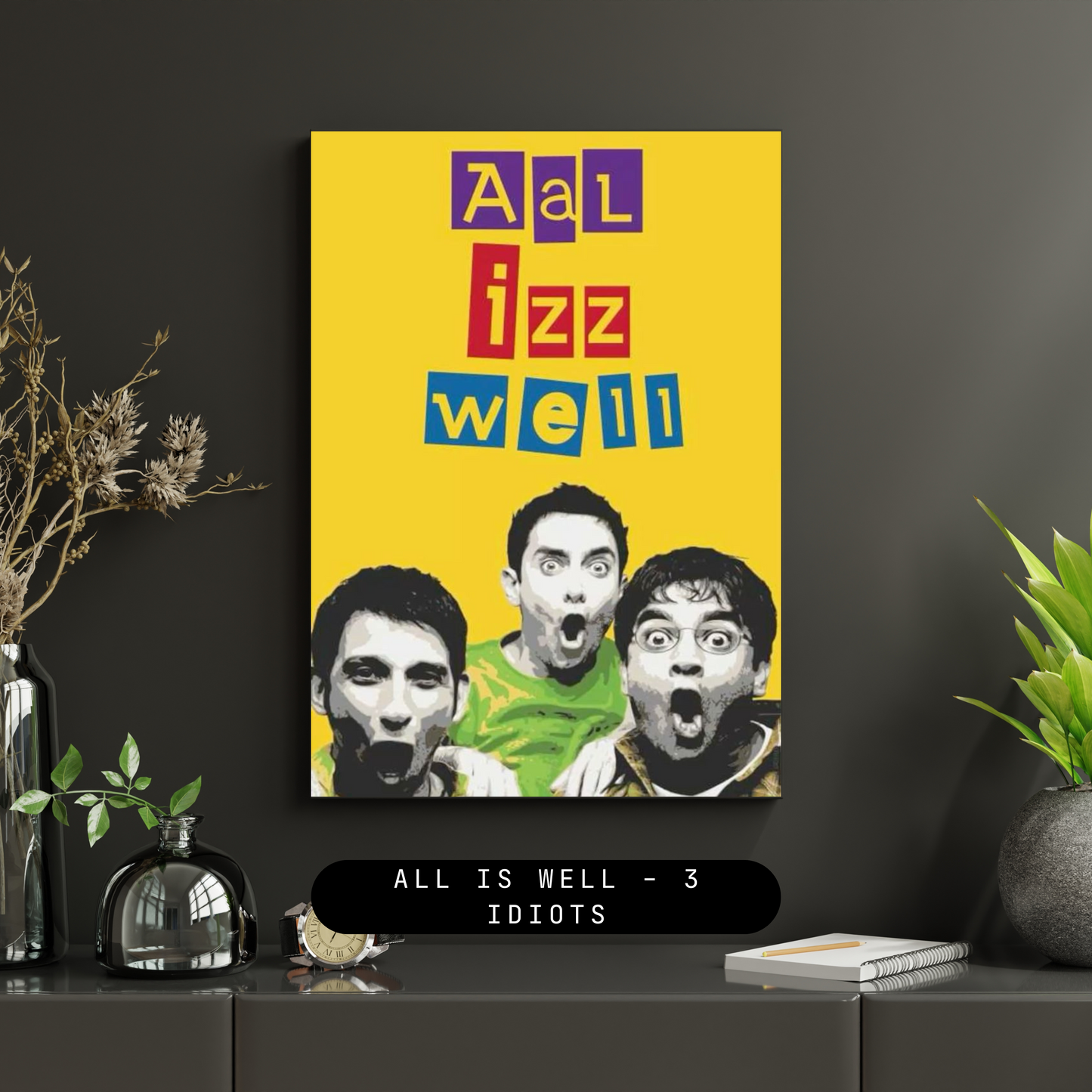 All is well - 3 idiots (motivational frame)