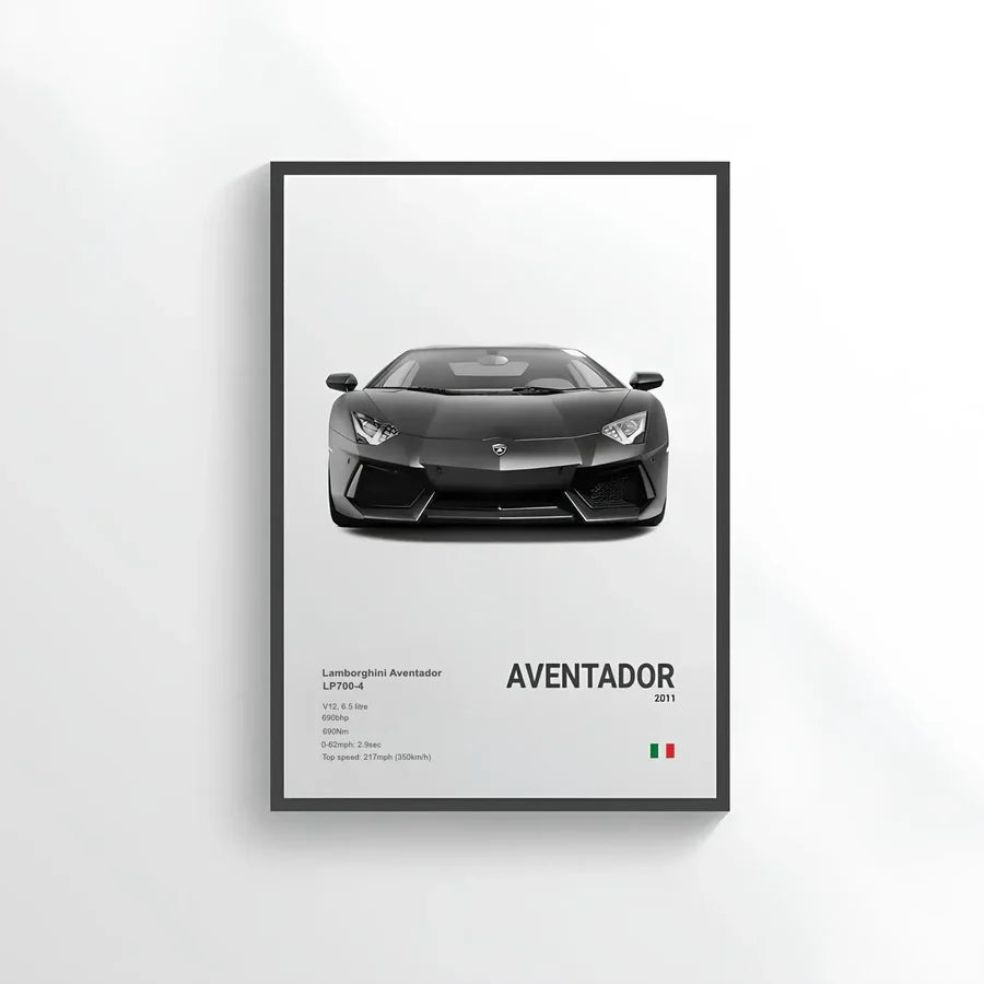 Aventador car set 3 4k frame