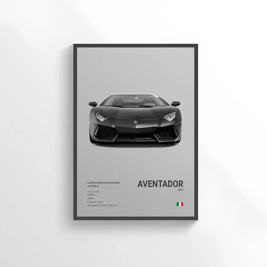 Aventador car set 3 4k frame