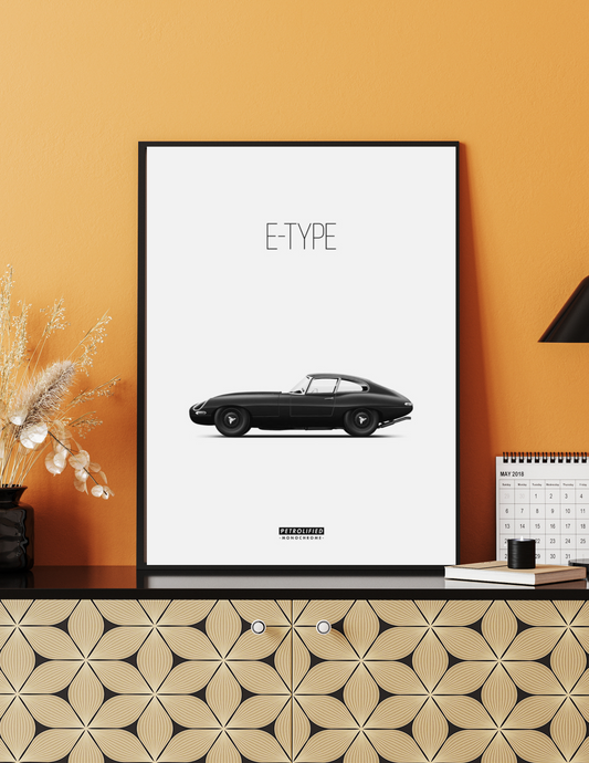 E-type 4k poster / frame