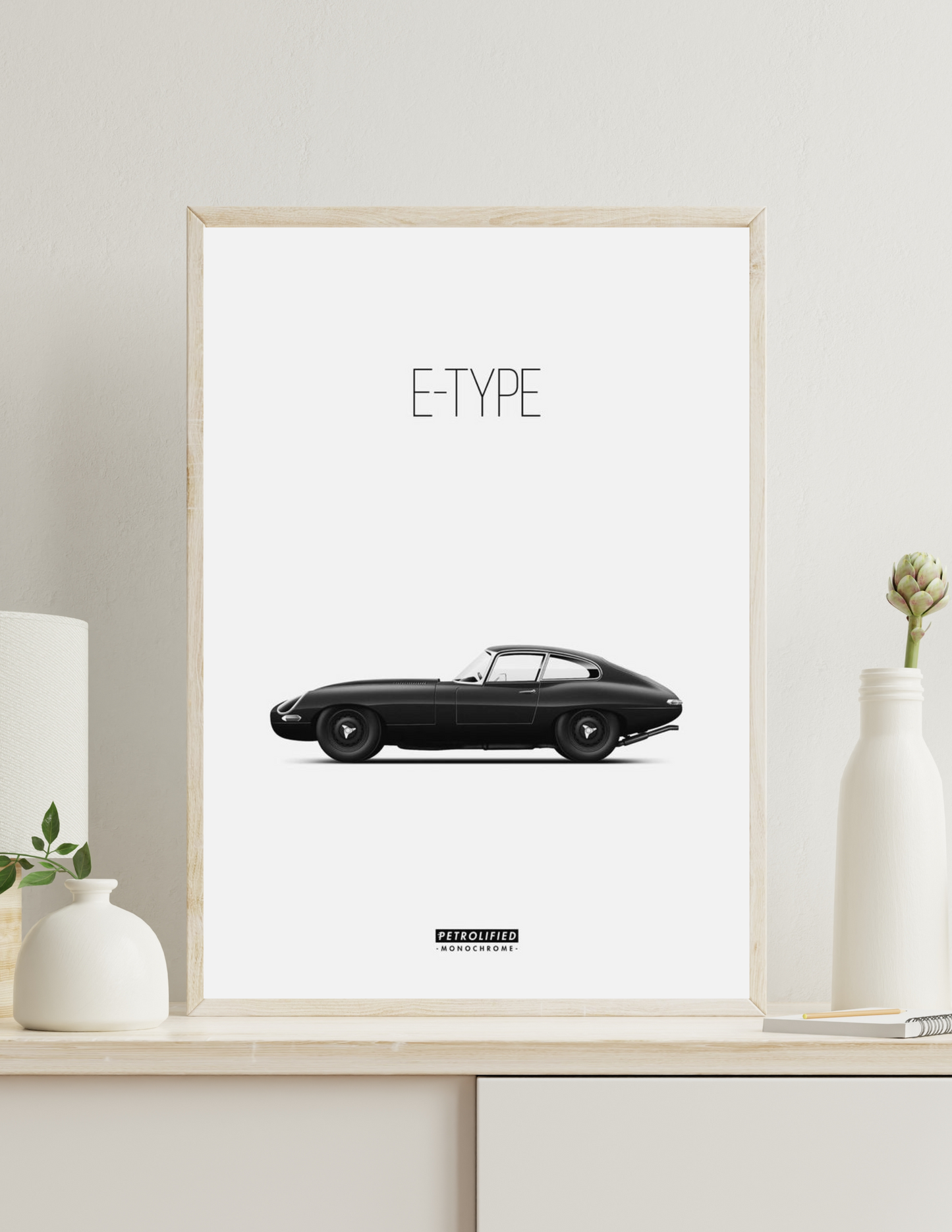 E-type 4k poster / frame