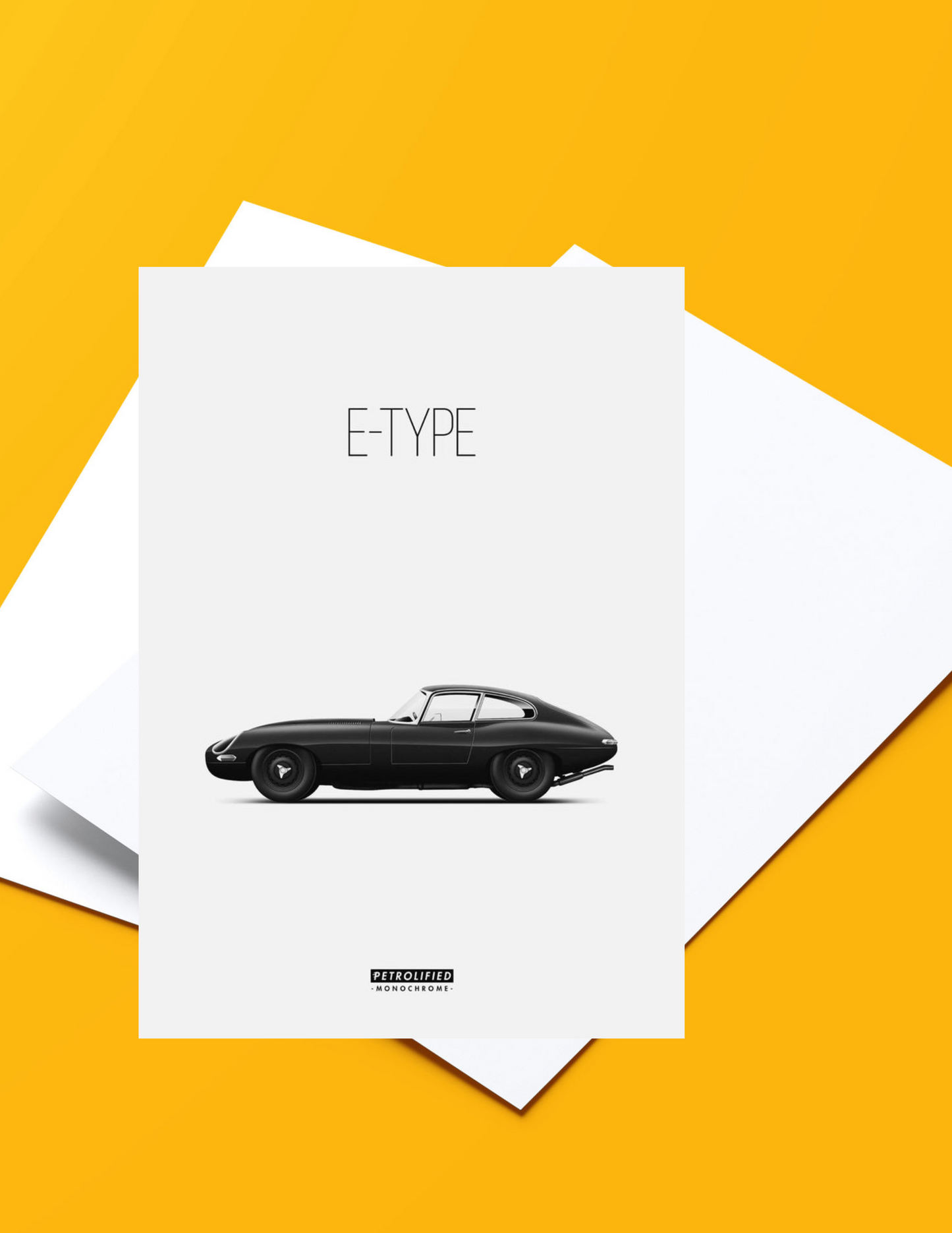 E-type 4k poster / frame
