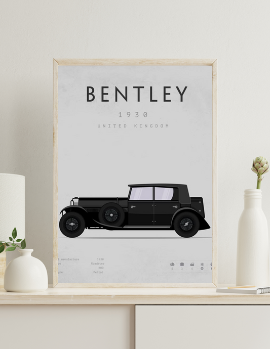 Bentley 4k poster / frame