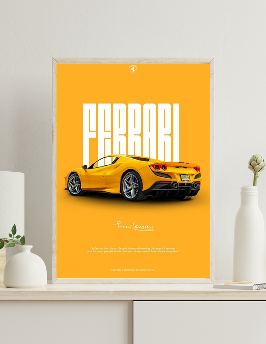 ferrari 4k poster / frame