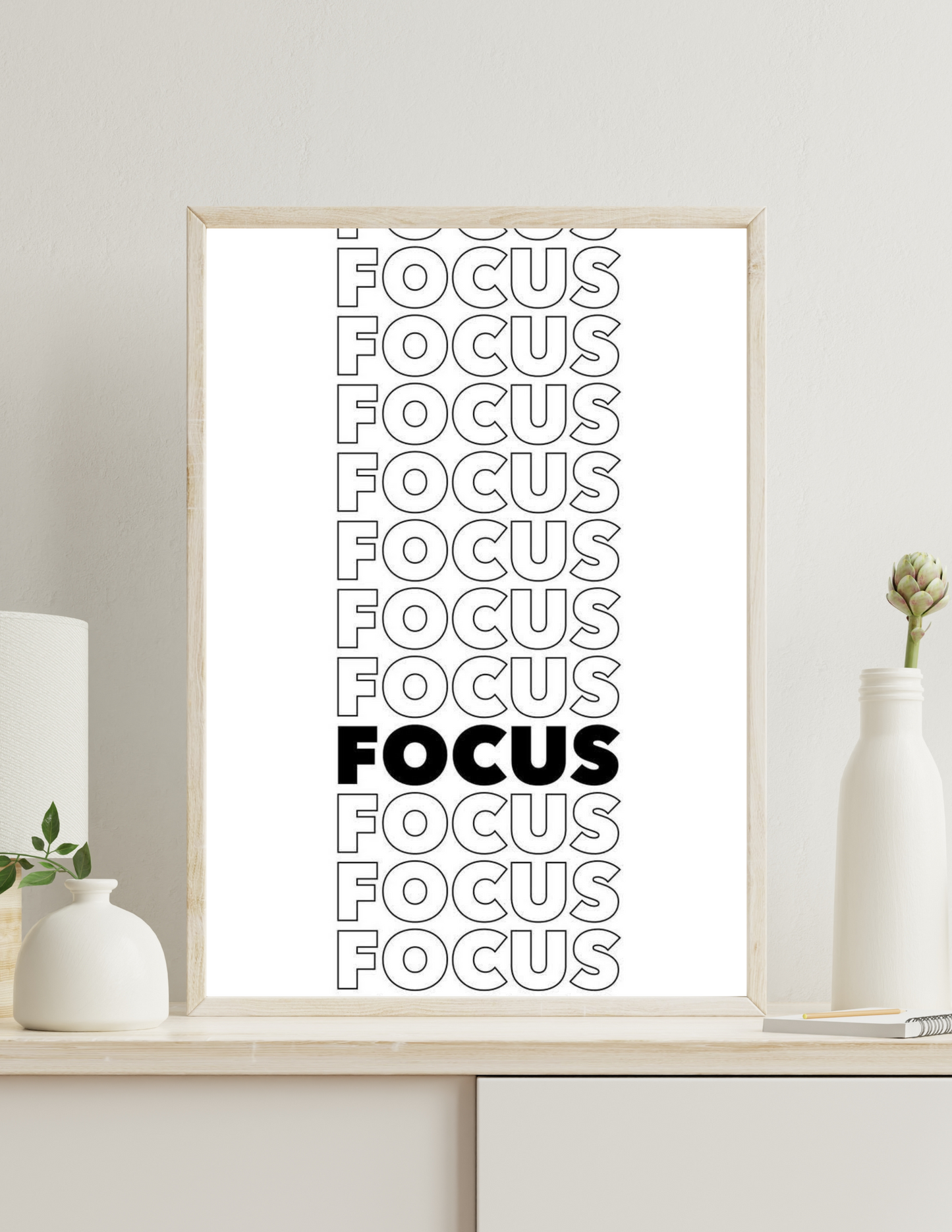 Focus 4k poster / frame