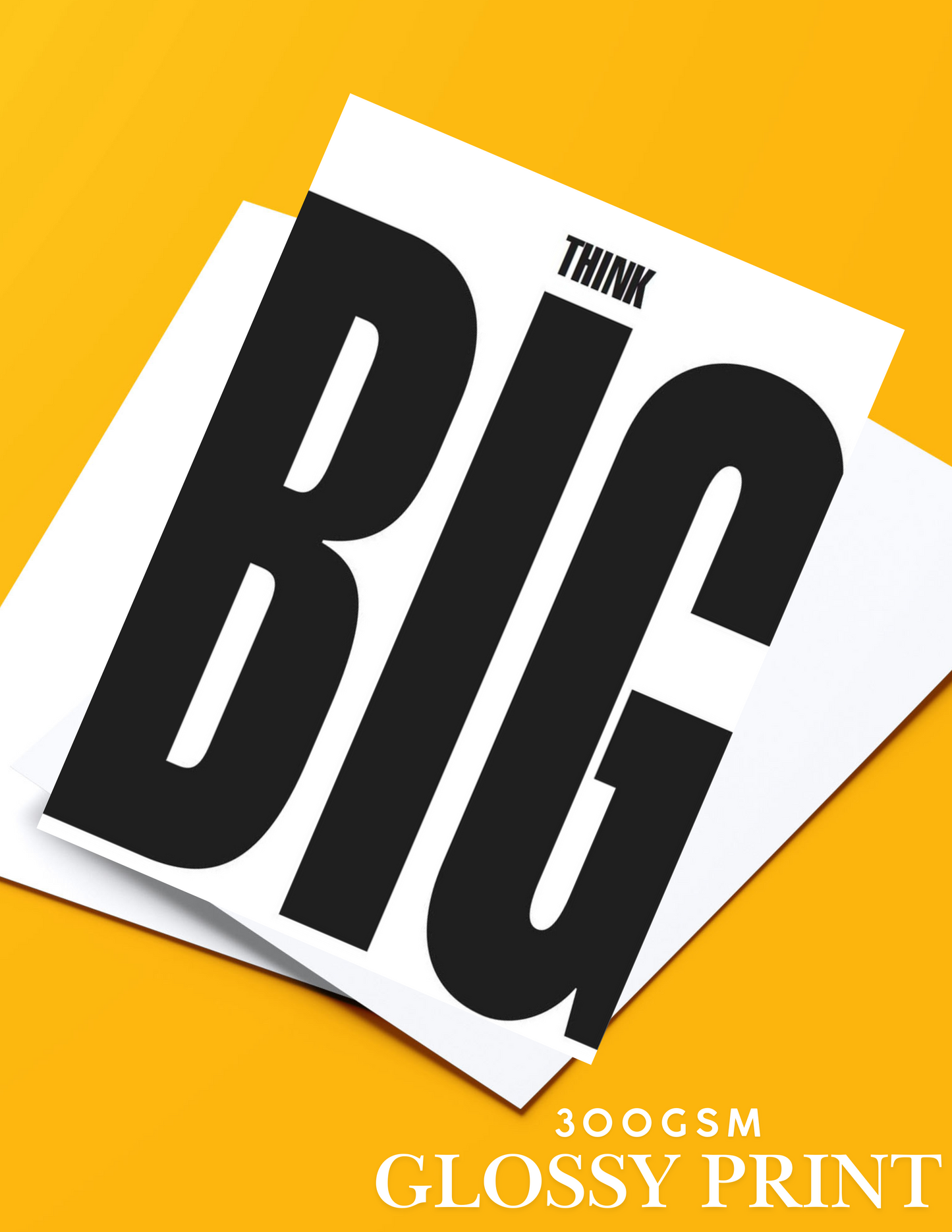Think big 4k poster / frames
