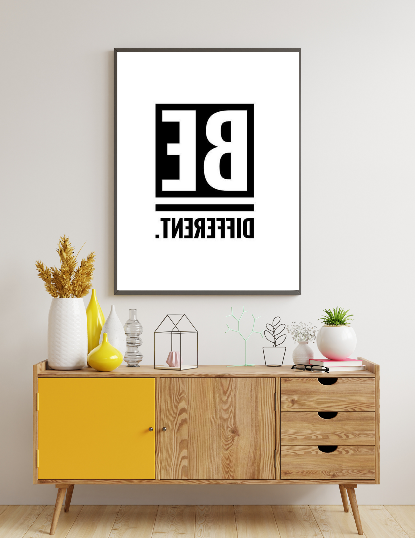 Be different 4k poster / frame