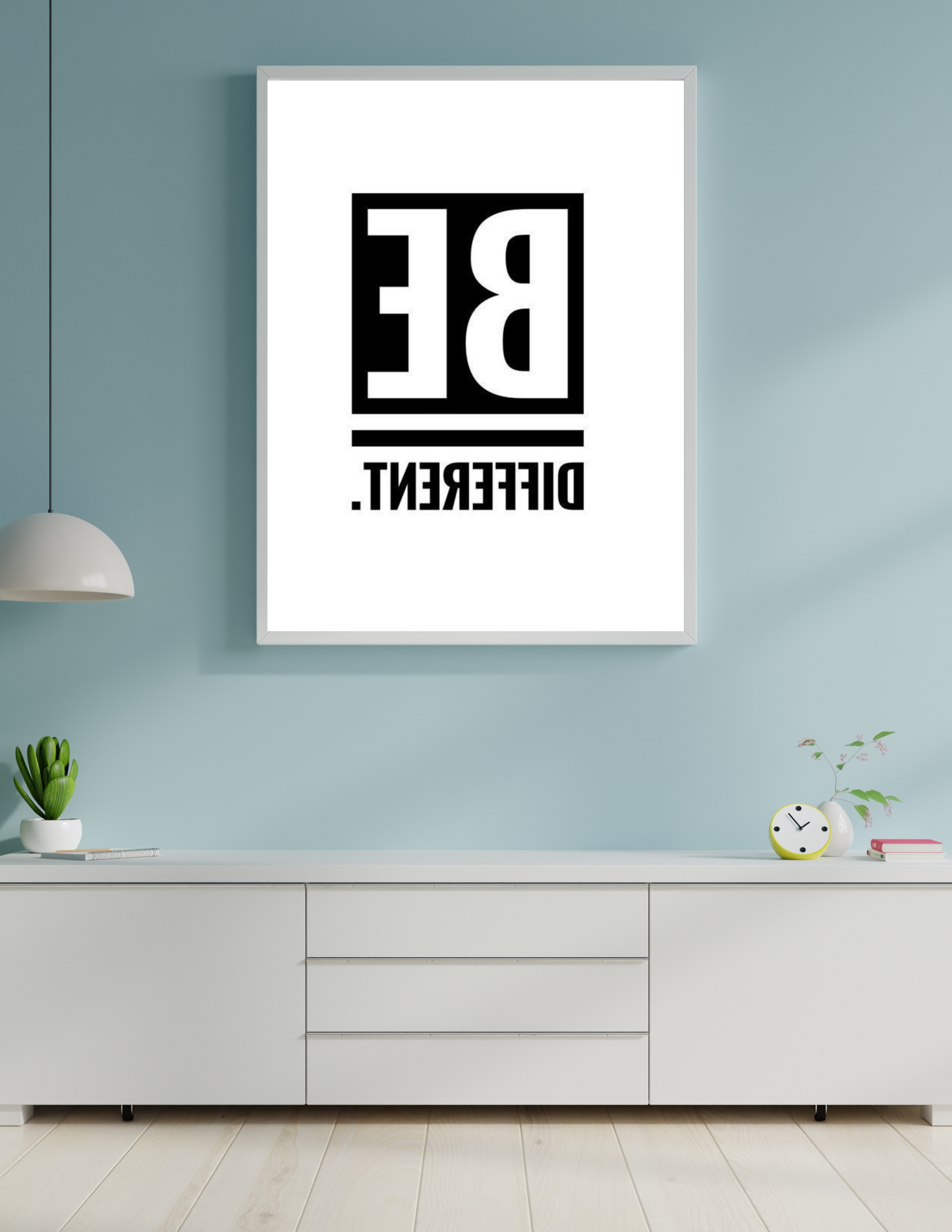 Be different 4k poster / frame