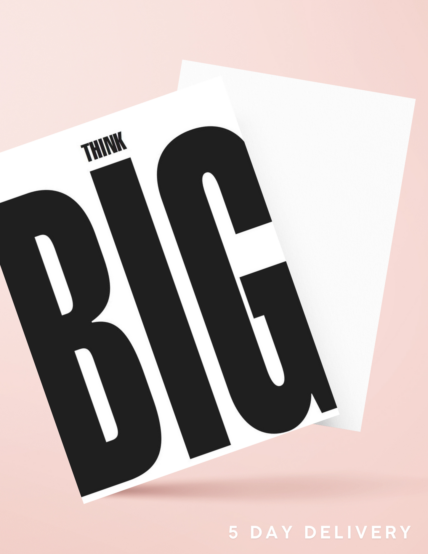 Think big 4k poster / frames