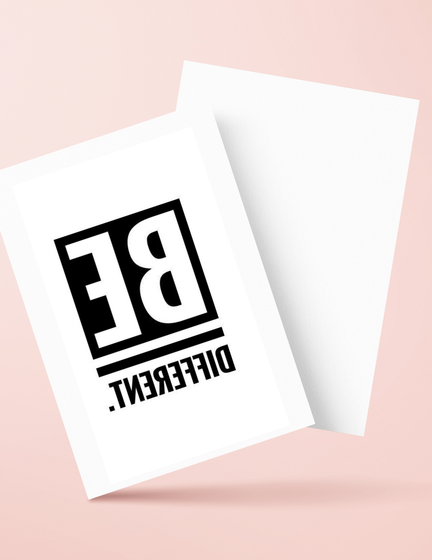 Be different 4k poster / frame