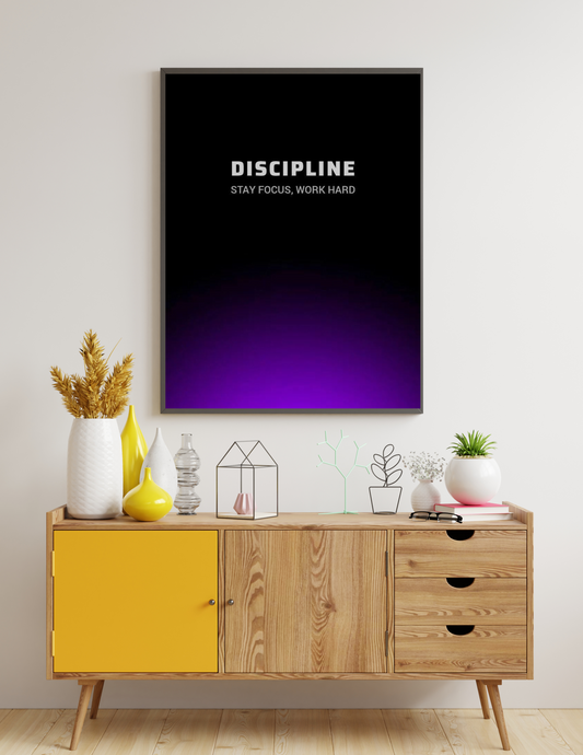 Discipline 4k poster / frame