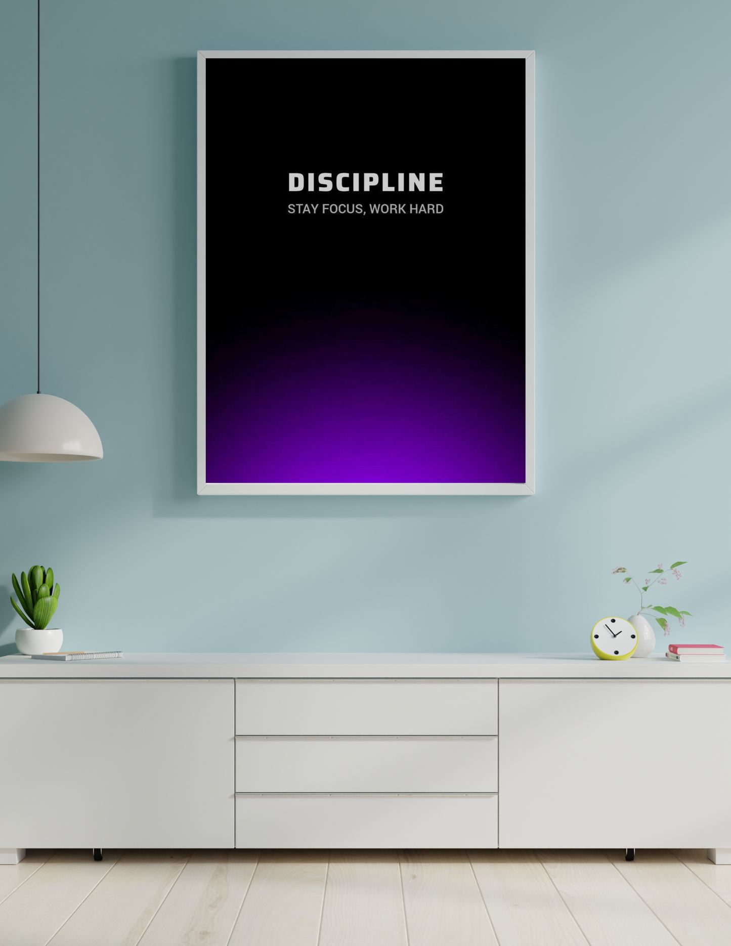 Discipline 4k poster / frame