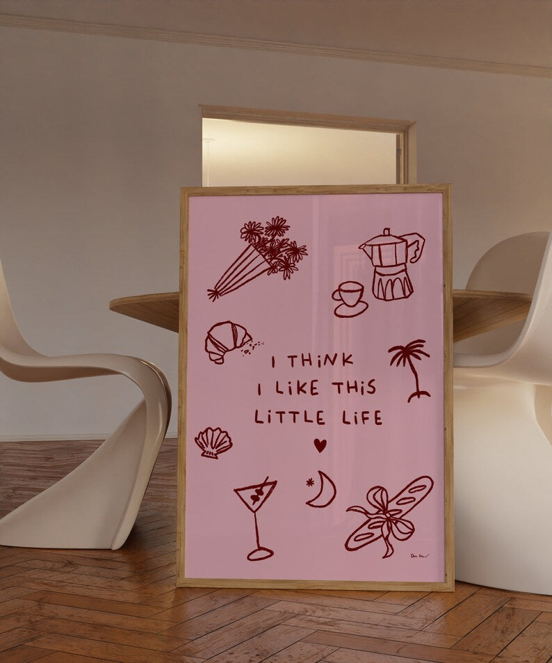 Pink temka 4k poster / frame