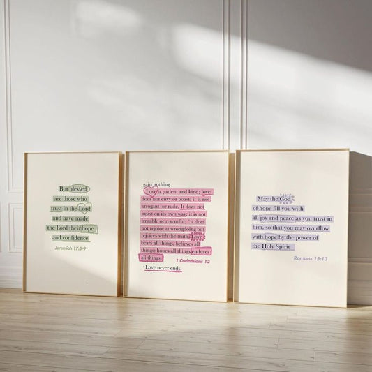 Bible verse 4k wall painting poster / frame