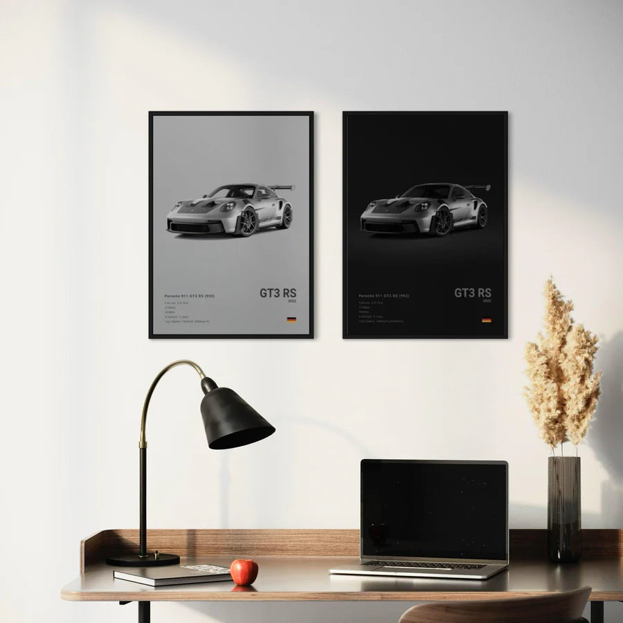 Porche 911 4k poster / frame
