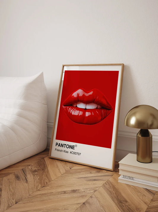 The french kiss 4k wall art painting