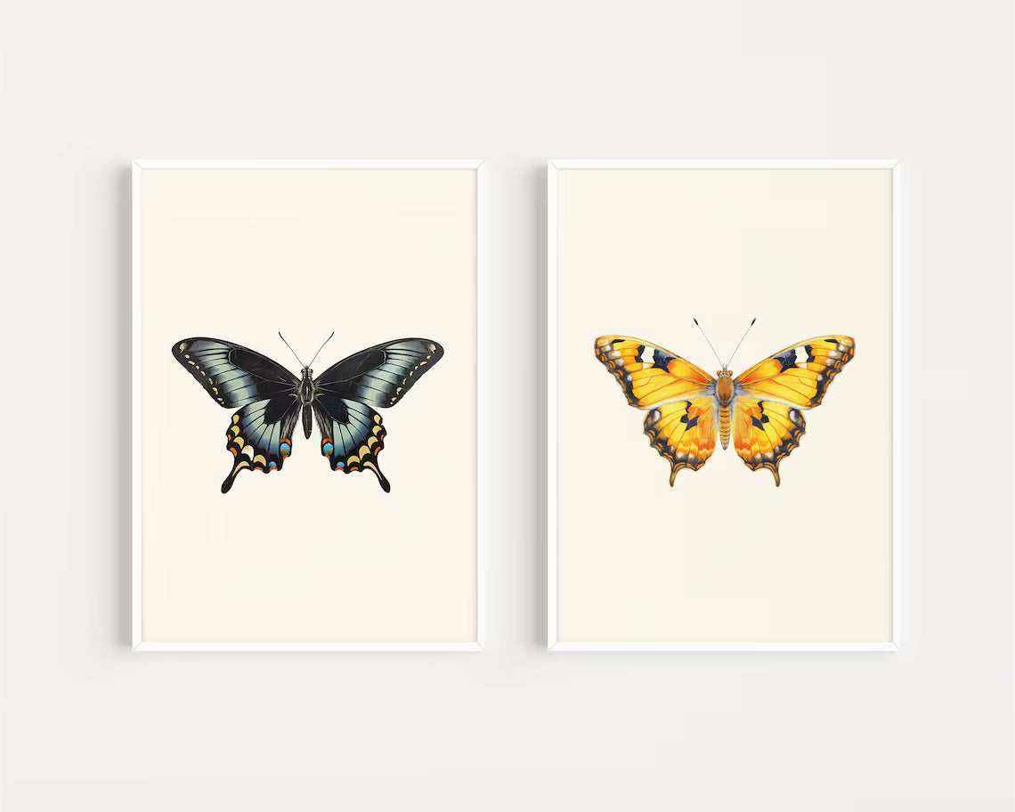 Butterfly set 4k wall painting