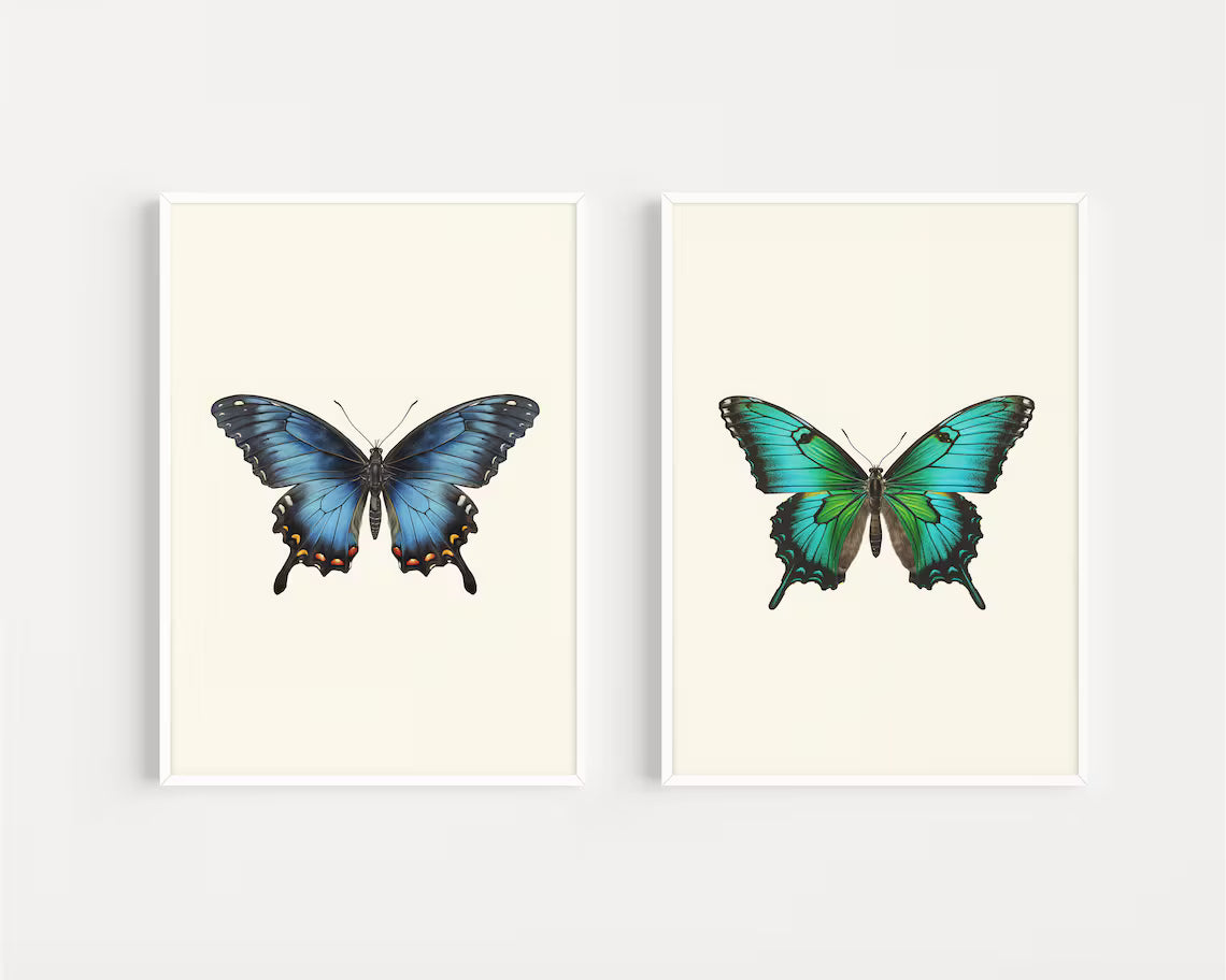 Butterfly set 4k wall painting
