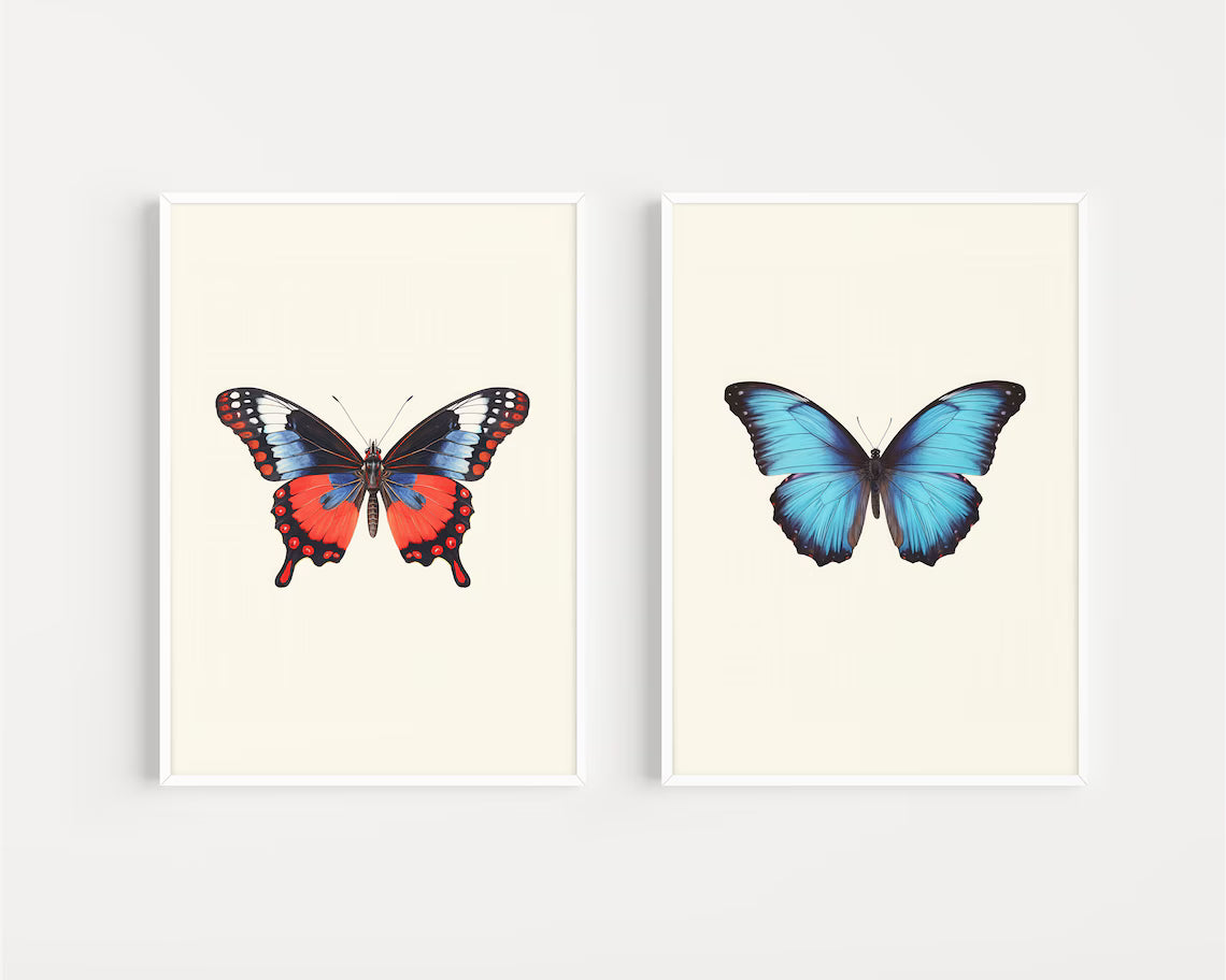 Butterfly set 4k wall painting